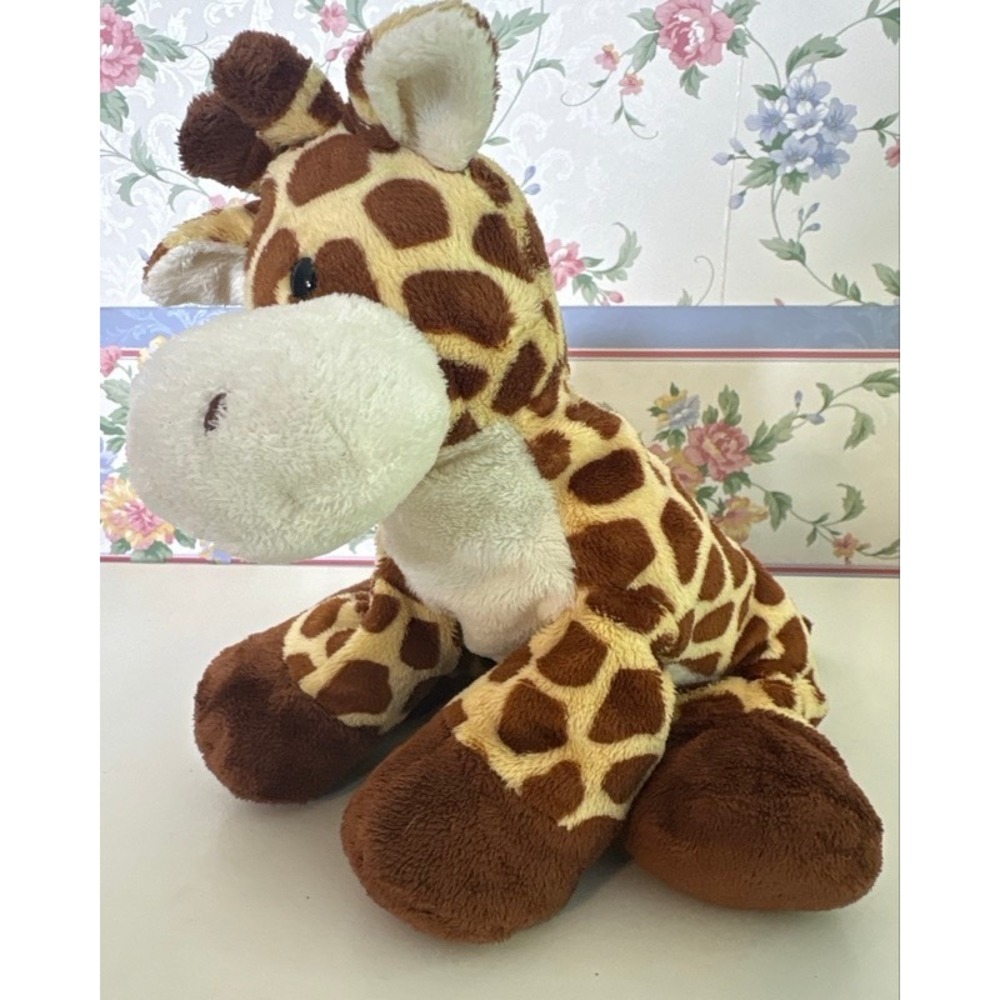 Ty Pluffies Giggler Giraffe Plush Stuffed Animal Brown Tan 2010 TyLux 10 inch